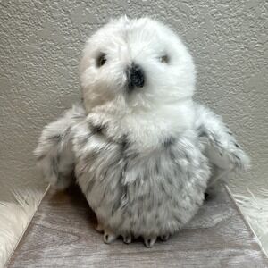 $11 🌙 The Bearington Collection Snowy White Owl 7" Plush 241519 "DRIFT"